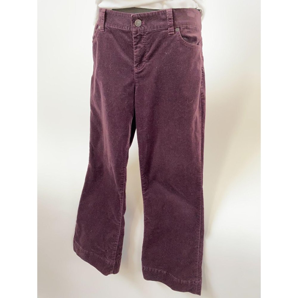 Talbots Plum Velvet Petite Pants